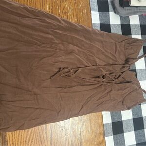La Hearts Brown Midi Skirt
